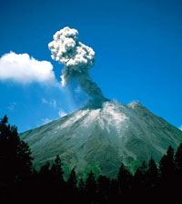 El volcán Arenal